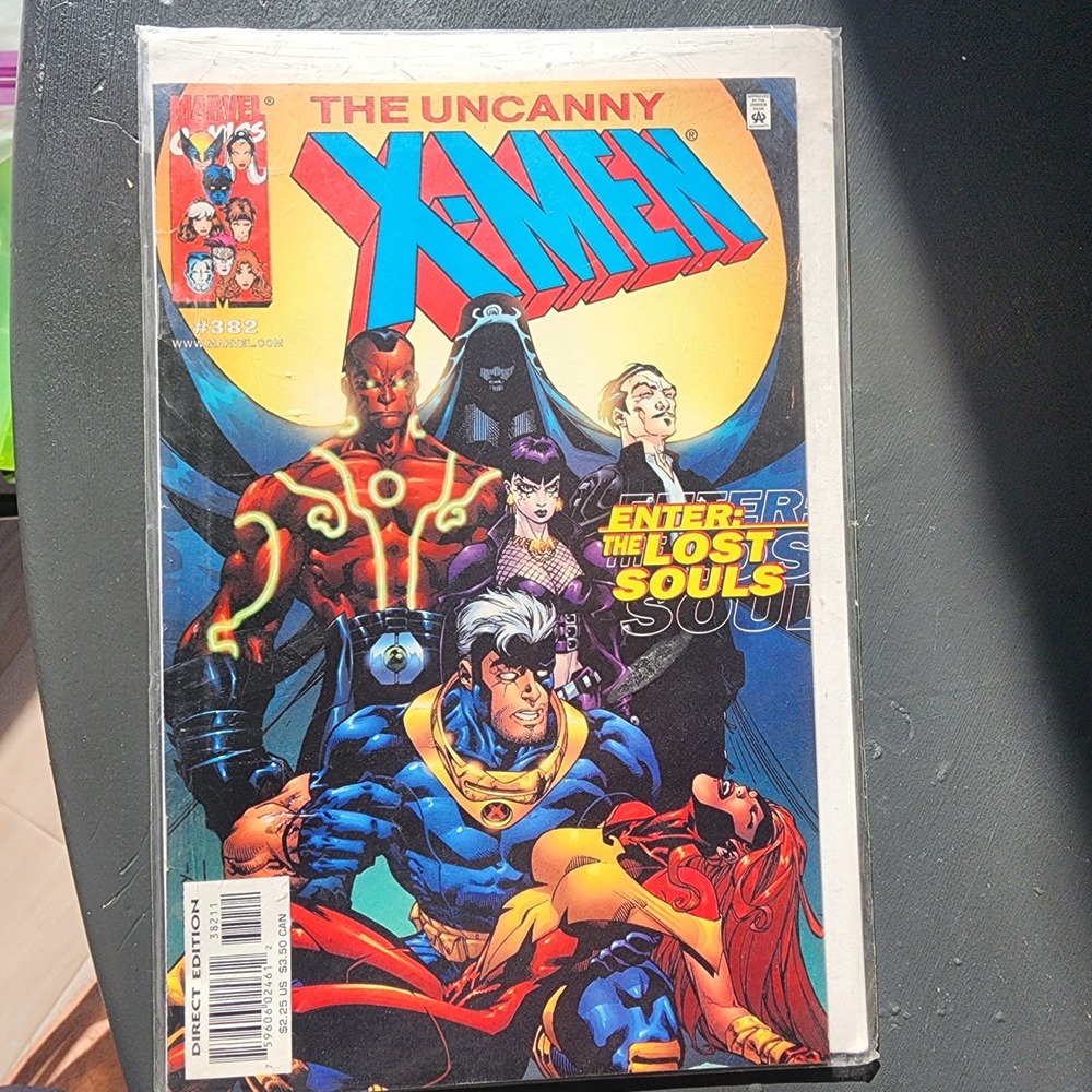 The Uncanny‎ X Men Comic Book Issue 382 Marvel Comics Direct Edition